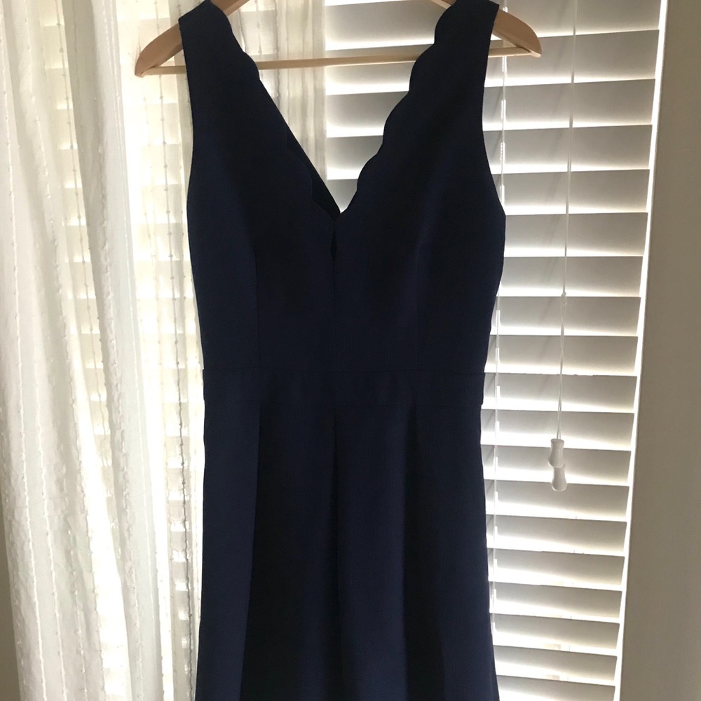 Navy cocktail dress